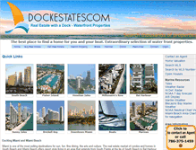 Tablet Screenshot of dockestates.com